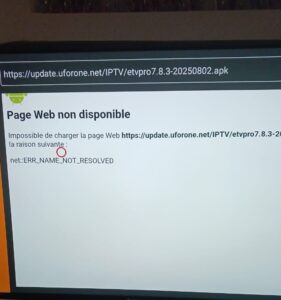 Downloader app error solution