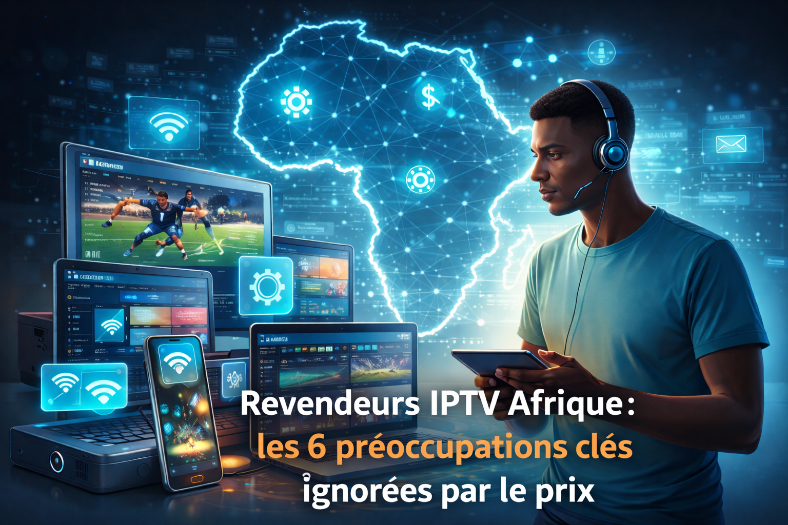 Préoccupations des revendeurs IPTV en Afrique liées au support, à la stabilité et à la gestion du streaming en direct