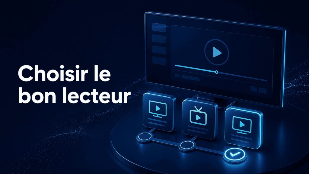 Choisir le lecteur compatible avec son appareil pour utiliser ETV Pro