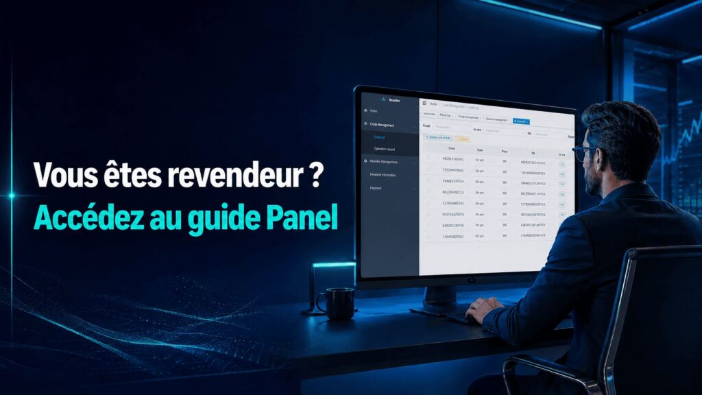 uide du Panel revendeur ETV Pro pour gérer les codes et les clients