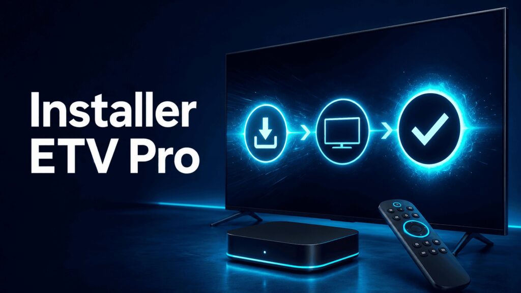 Télécharger et installer l’application ETV Pro sur un appareil compatible